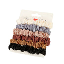 6x Women's Scrunchy Stretch Stretch Ties Ring Accessories