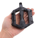 1 Pair Portable Bicycle Pedal Plastic Anti-slip Rivet Cycling Bearing Pedals Hn