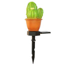Solar LED Lawn Lamp Cactus Spike Ground Light for Outdoor Landscape Garden