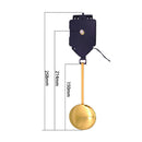 DIY Metal Quartz Pendulum Clock Movement Mechanism Hand Repair Part Tool Set