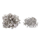 50 Sets Hook & Eye Garment Pants Hook Trousers Bra Sewing Fasteners 20*14mm