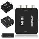 Mini 1080P HDMI Composite to RCA Audio Video AV CVBS Converter Adapter For HD B6