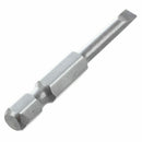 10 Pcs 50mm Length Magnetic 4mm Width Slotted Tip Screwdriver Bits