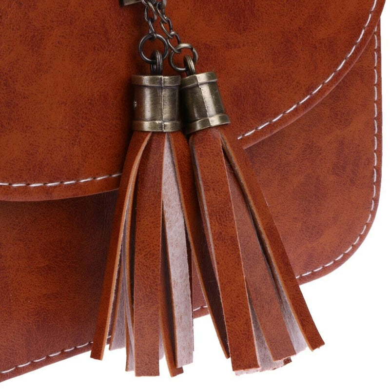 women messenger bags crossbody bags ladies shoulder purse(Light brown)
