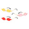 3pcs Women Chic Bat Shape Sunglasses Summer Designer Costume Sun Glasses
