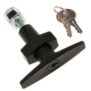 Truck Cap Topper Complete Toolbox Cabinet T-Handle Garage Lock Set with 2 Keys