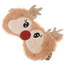 Blindfold Christmas Elk Sleep Eyeshade Sleeping Aid Eye Patch Shading Eye MasOZ