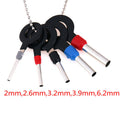 26pcs Car Terminal Removal Electrical Wiring Crimp Connector Pin Extractor K_