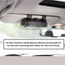 Car Sun Visor Sunglasses Case Holder Eye Glasses Organizer Box Credit Card