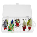 28pcs/set Hard Soft Fishing Lures Metal Sequin Baits Hooks Fishing Kit