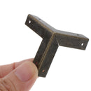 4Pcs Wooden Box Coner Furniture Hardware Cover Triangle Corners  BX