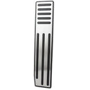 Foot Rest Pedal Cover Pad Non-Slip Stainless Steel Rubber Footrest With Adh P3M5