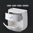 Ecoco Wall-Mounted Bathroom Tissue Dispenser Tissue Box For Multifold Paper