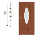 National Style  Fish Copper 6 Bells Outdoor Living Wind Chimes Yard Garden