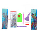 DIY Diamond Painting Leather Bookmark Tassel Handicraft Art (Turtle-AA387)