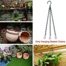 Flower Plant Pot Basket Planter Holder Hanging Chain Garden Hook For Home w C4F9