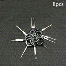 8Pcs/Set Terminal Wiring Crimp Removal Tools Pin Extractor Electrical Conne V3U5