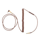 120cm Audio Upgrade Cable W/ Mic For  Major II Headphone Brown