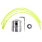 Aluminum Grass Trimmer Head With 4 Lines Brush Cutter Head Lawn Mower Cutti