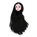 High Quality Black Hair Head Sculpt DIY Body Parts for 1/4 OB Kurhn   AS