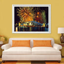 Fireworks 5D Round Diamond DIY Embroidery Painting Craft Kit Home Decor