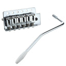 Chrome Tremolo Bridge Guitar Six Strings Single Roll