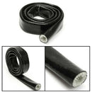 Black Auto Fibreglass Fire Sleeve Heat Shield ID:19MM 3/4"X1M For  Golf