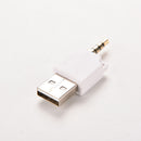 Unique 2X 3.5mm Male AUX Audio Plug Jack to USB 2.0 Male Converter Adapters-P.AU