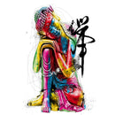Painting By Numbers Kit DIY Buddha Statue Canvas Oil Art Picture Home Decor