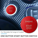 2215450714 Red Start Push Button Engine Ignition Switch Keyless Go Start Button