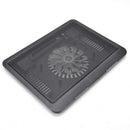 Laptop Cooler Cooling Pad Base Big Fan USB Stand for 14" LED Light Notebook JR
