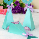 20Pcs Mermaid Favor Box Birthday Party Decorations Diy Paper Box Baby Showe