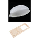 2pcs Oval Sauna Light- Explosion Proof Sauna Light Lamps with Cedar Sauna Louvre