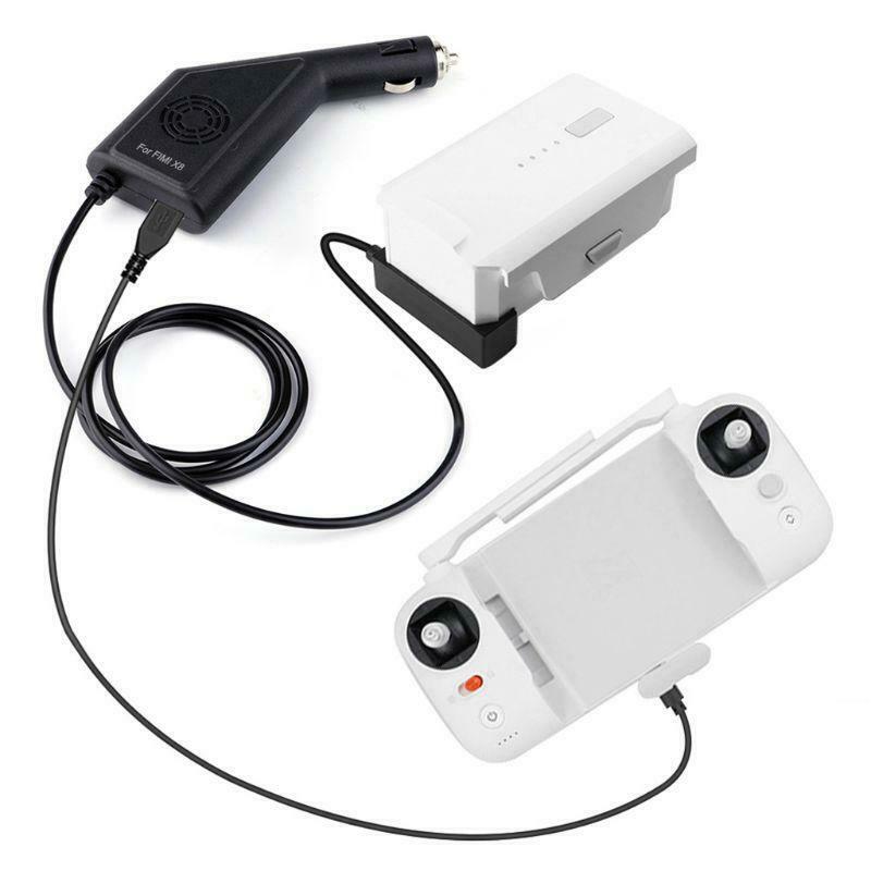 2-In-1 Battery Charger with USB Car Charger Charging Device for FIMI X8 SE Drone