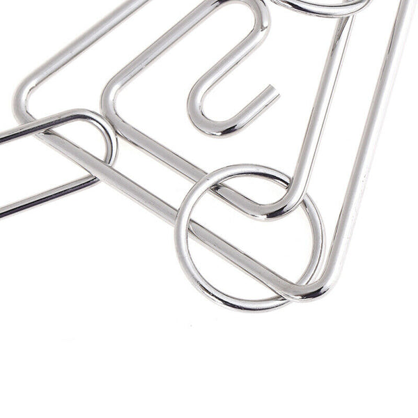 Classic Challenging Metal Wire Puzzle Brain Teaser Game For Adults Kids Toys OZ