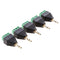 5x 3.5mm 3 Pole Stereo Audio Vedio Male to 3 Screw Terminal Female Adapter