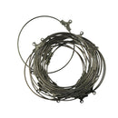Mixed Earring Findings Round Hoop Loop Ear Wire for Bead Jewelry Making DIY