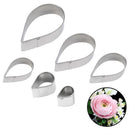 Rose Petal Mold for Cake Decor Fondant Sugarcraft Cutters Tools Mould  JR