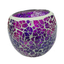 Mosaic Glass Tealight Candle Holder Candlestick for Wedding Home Decor_G