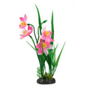 13" Aquarium Decor Plastic Plants Flowers for Fish Tank