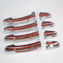 8Pcs Fit For Ford Escape / Kuga 2013-2018 Chrome Door Handle Catch Cover SDA