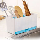 Multi-Function Tableware Drain Rack Drying Holder Wash Sink Tidy Organizer