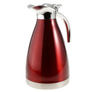 Vacuum Carafe With Top Stainless Steel Cold Water red