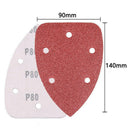 Hook and Loop Detail Sander Sheets 140mm 10pce 4 x 60, 2 x 80, 120, 240G L2Y3