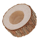 Rustic Log Wood Candle Holder Table Centerpiece Decoration Tea Light Holders