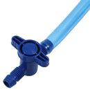 Aquarium Switch Control Water Siphon Vacuum Pump, Blue W6E2