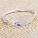 Simple Fashion stamped ball feather leaf bracelets bangles and jewelry F K2 A7P2