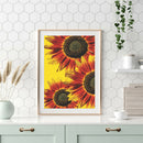 Flower 5D DIY Full Round Drill Diamond Painting Cross Stitch Crafts (B2363)