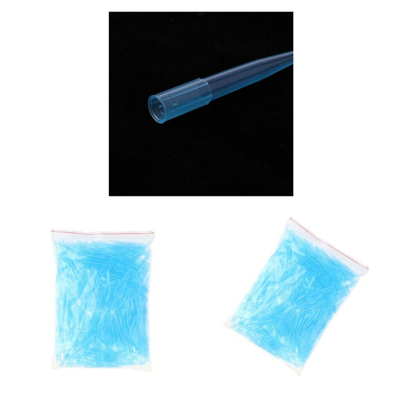1000Pieces 1ml/1000Ã‚ÂµL Lab Liquid Pipette Tips for DragonMed PP Material