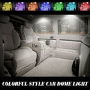 RGB Color T10 5050 Remote Control Car LED Bulb 6 SMD W5W 501 Side Light Bulb New